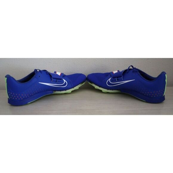 Nike CT0079-400 Men's 12.5 Women's 14 Blue Air Zoom Elite Long Jump Track Spikes - Picture 9 of 13